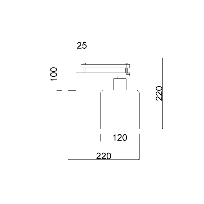Бра MyFar Bona MR1590-1C от ImperiumLoft