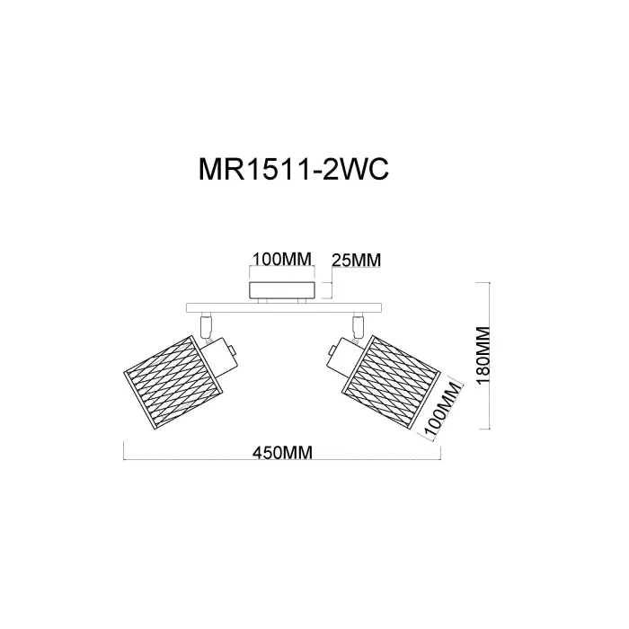 Спот MyFar Cathy MR1511-2WC от ImperiumLoft