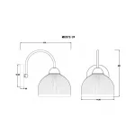 Бра MyFar Flora MR2272-1W от ImperiumLoft