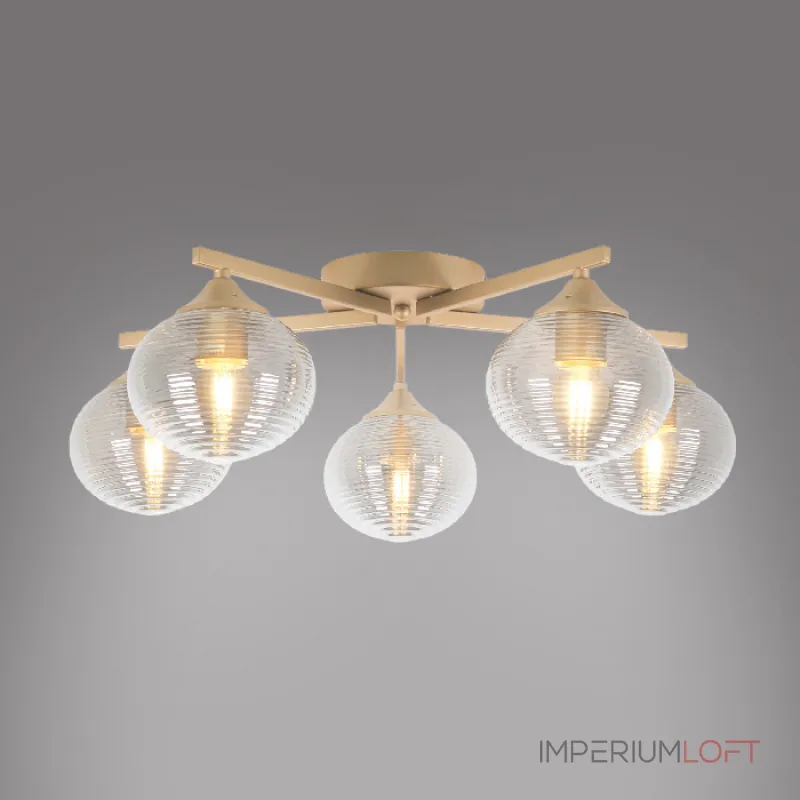 Потолочная люстра MyFar Gloria MR1800-5C Потолочная люстра MyFar Gloria MR1800-5C