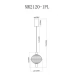 Подвесной светильник MyFar Claire MR2120-1PL