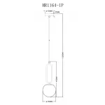 Подвесной светильник MyFar Pierre MR1164-1P от ImperiumLoft