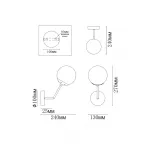 Бра MyFar Solve MR1331-1W от ImperiumLoft