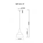 Подвесной светильник MyFar Brigitte MR1403-1P