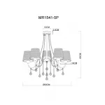 Подвесная люстра MyFar Kant MR1541-5P