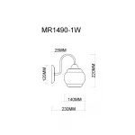Бра MyFar Kris MR1490-1W