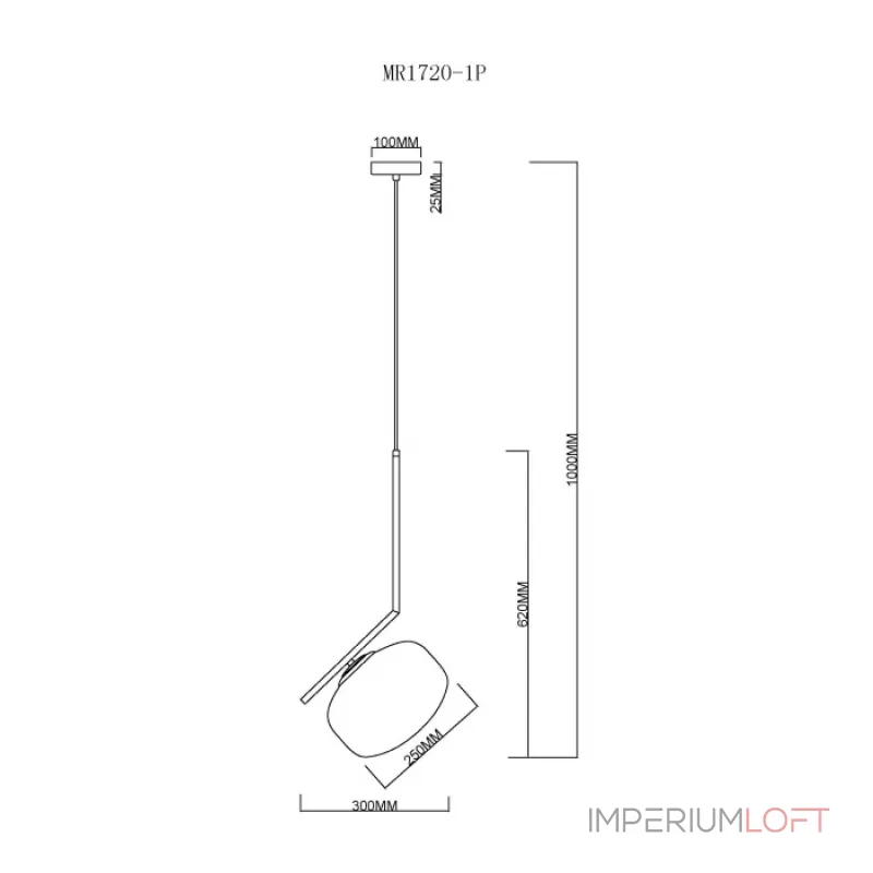 Подвесной светильник MyFar Single MR1720-1P