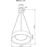 Подвесной светильник MyFar Shannon MR2191-1PL