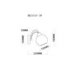 Бра MyFar Marsel MR1610-1W
