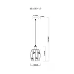 Подвесной светильник MyFar Huston MR1690-1P