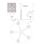 Люстра MyFar Alen MR1913-5P от ImperiumLoft