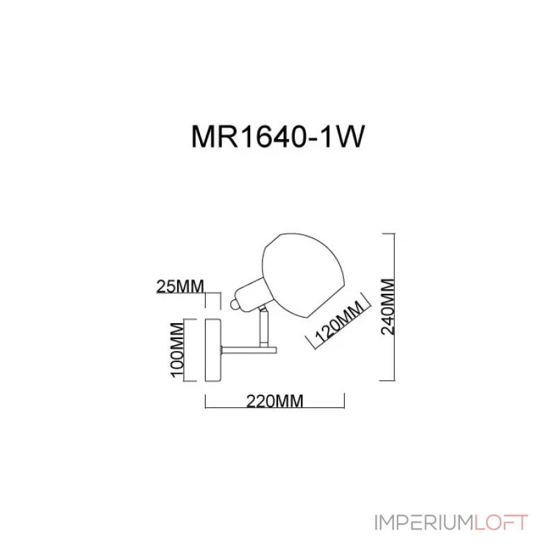 Бра MyFar Diana MR1640-1W Бра MyFar Diana MR1640-1W