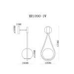 Бра MyFar Florenz MR1090-1W