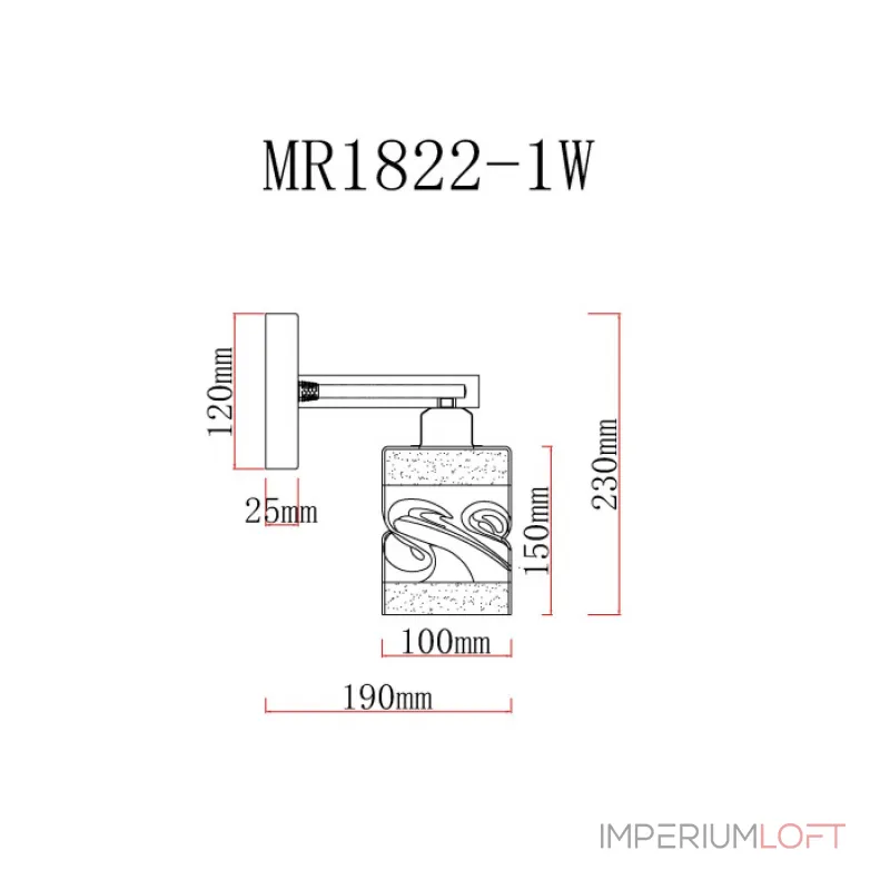 Бра MyFar Olivia MR1822-1W