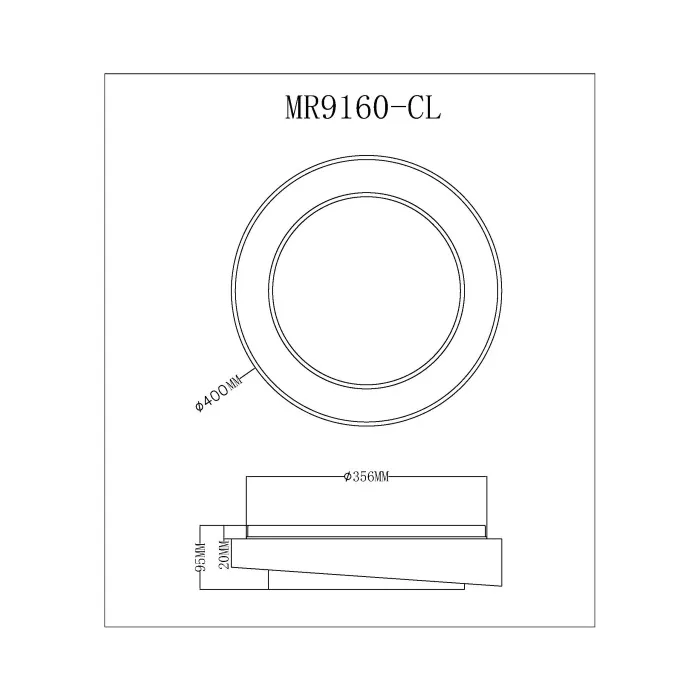 Потолочный светильник MyFar Rhea MR9160-CL от ImperiumLoft