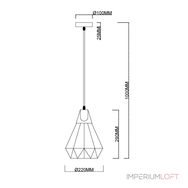 Подвесной светильник MyFar Brigitte MR1404-1P