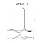 Подвесной светильник MyFar Marry MR2051-PL от ImperiumLoft