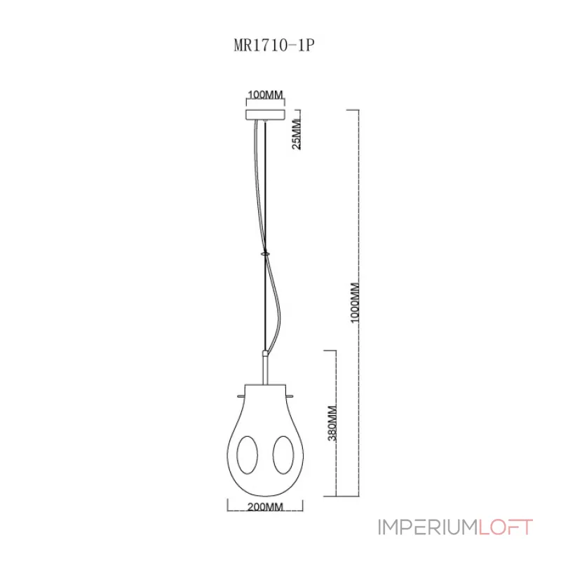 Подвесной светильник MyFar Eye MR1710-1P