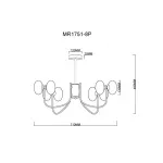 Люстра MyFar Scott MR1751-8P от ImperiumLoft