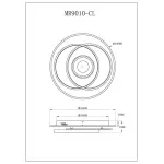 Потолочный светильник MyFar Galatea MR9010-CL