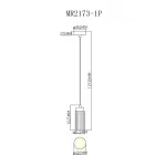 Подвесной светильник MyFar Alex MR2173-1P от ImperiumLoft