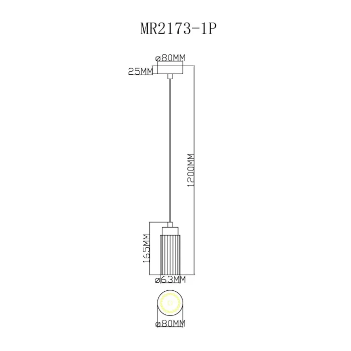 Подвесной светильник MyFar Alex MR2173-1P от ImperiumLoft