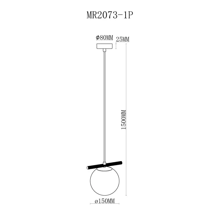Подвесной светильник MyFar Francis MR2073-1P от ImperiumLoft