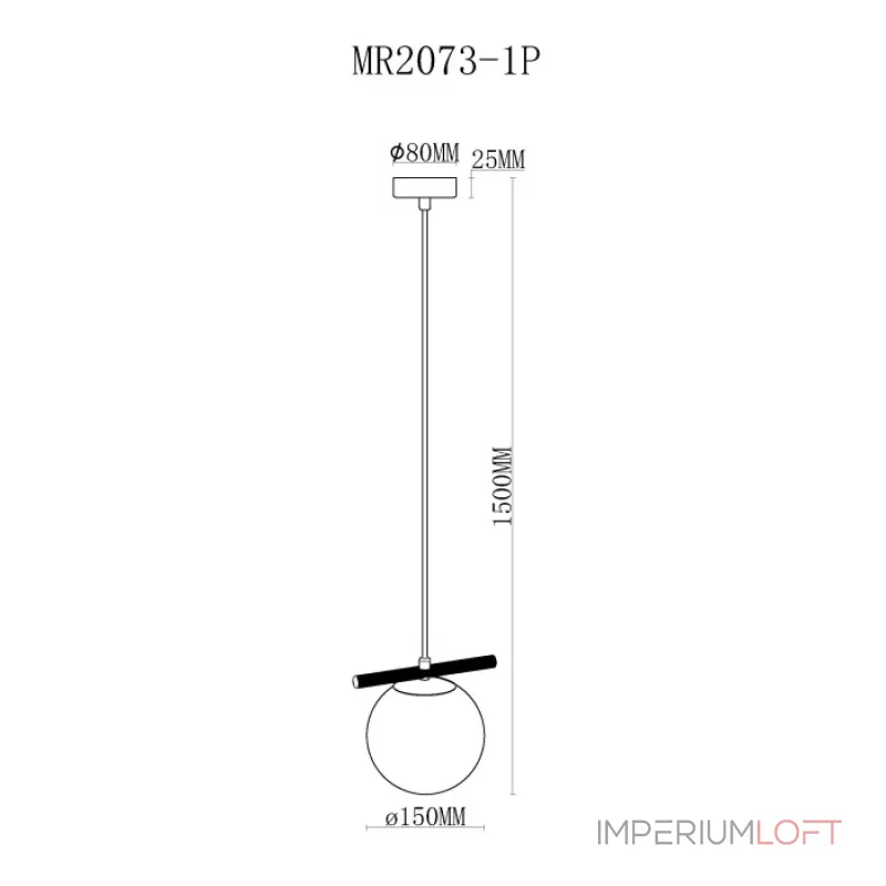 Подвесной светильник MyFar Francis MR2073-1P от ImperiumLoft Подвесной светильник MyFar Francis MR2073-1P от ImperiumLoft
