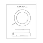 Потолочный светильник MyFar Rhea MR9161-CL от ImperiumLoft