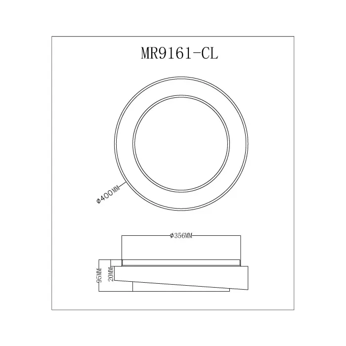 Потолочный светильник MyFar Rhea MR9161-CL от ImperiumLoft