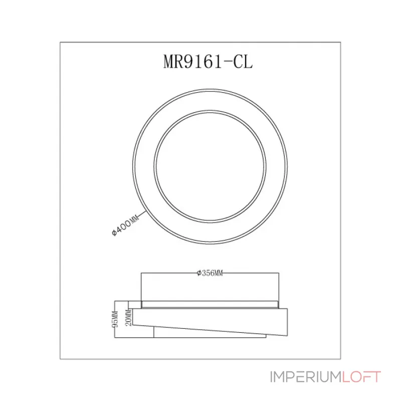 Потолочный светильник MyFar Rhea MR9161-CL от ImperiumLoft Потолочный светильник MyFar Rhea MR9161-CL от ImperiumLoft