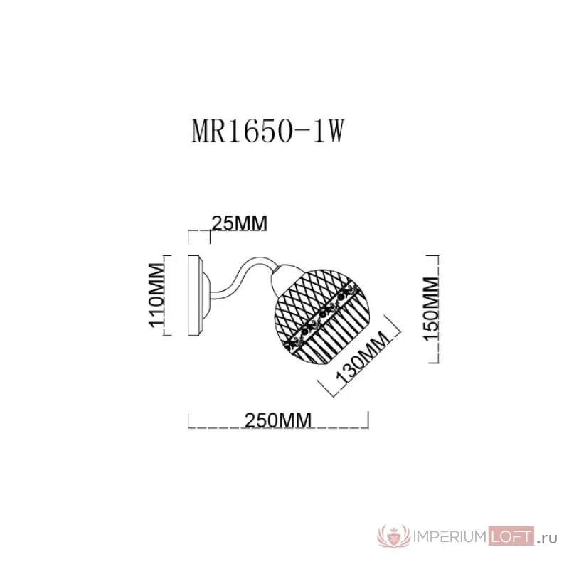 Бра MyFar Frank MR1650-1W от ImperiumLoft