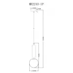Подвесной светильник MyFar Pierre MR2243-1P от ImperiumLoft