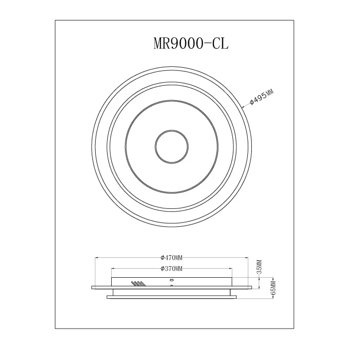 Потолочный светильник MyFar Button MR9000-CL от ImperiumLoft