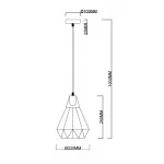 Подвесной светильник MyFar Brigitte MR1405-1P от ImperiumLoft