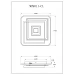 Потолочный светильник MyFar Galatea MR9011-CL от ImperiumLoft