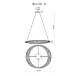 Люстра MyFar Ricky MR1260-PL от ImperiumLoft
