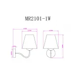 Бра MyFar Charlotte MR2101-1W