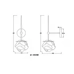 Бра MyFar Stella MR2320-1W от ImperiumLoft