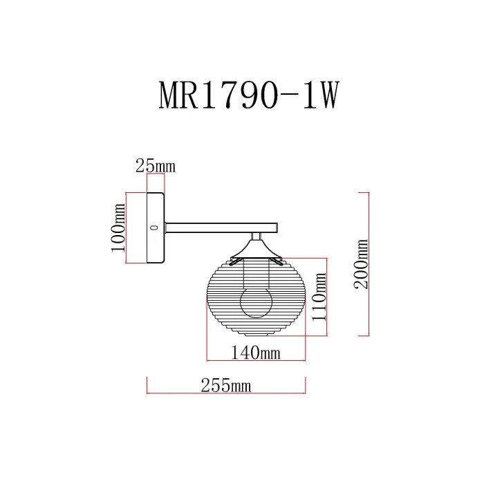 Бра MyFar Gloria MR1790-1W от ImperiumLoft