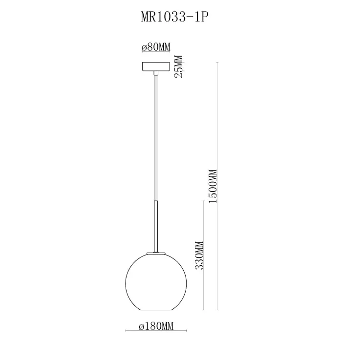 Подвесной светильник MyFar Stiven MR1033-1P от ImperiumLoft