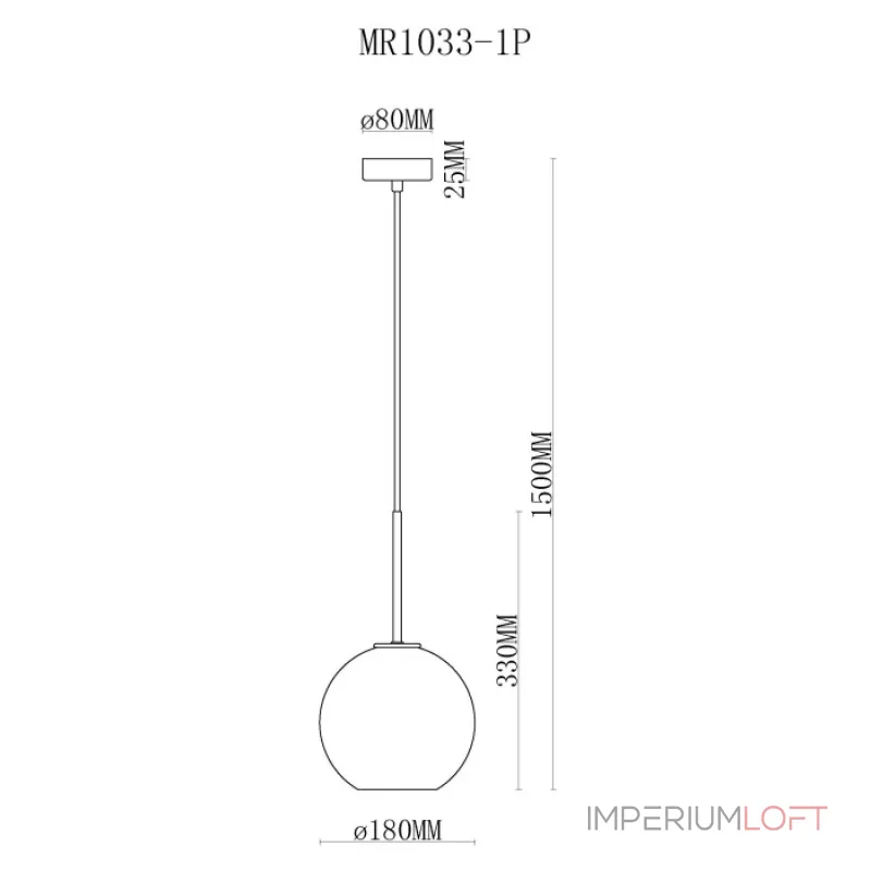 Подвесной светильник MyFar Stiven MR1033-1P