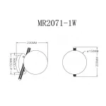 Настенный светильник MyFar Francis MR2071-1W