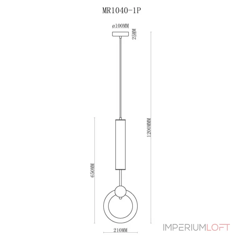 Подвесной светильник MyFar Covey MR1040-1P от ImperiumLoft Подвесной светильник MyFar Covey MR1040-1P от ImperiumLoft