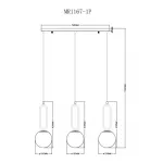 Подвесной светильник MyFar Pierre MR1167-1P от ImperiumLoft