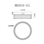 Люстра MyFar Irina MR2010-1CL от ImperiumLoft