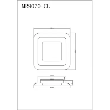 Потолочный светильник MyFar Sao MR9070-CL от ImperiumLoft