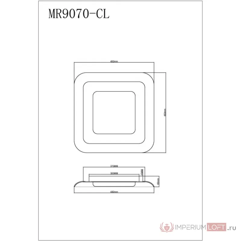 Потолочный светильник MyFar Sao MR9070-CL от ImperiumLoft
