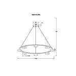 Подвесной светильник MyFar Milla MR2310-8PL