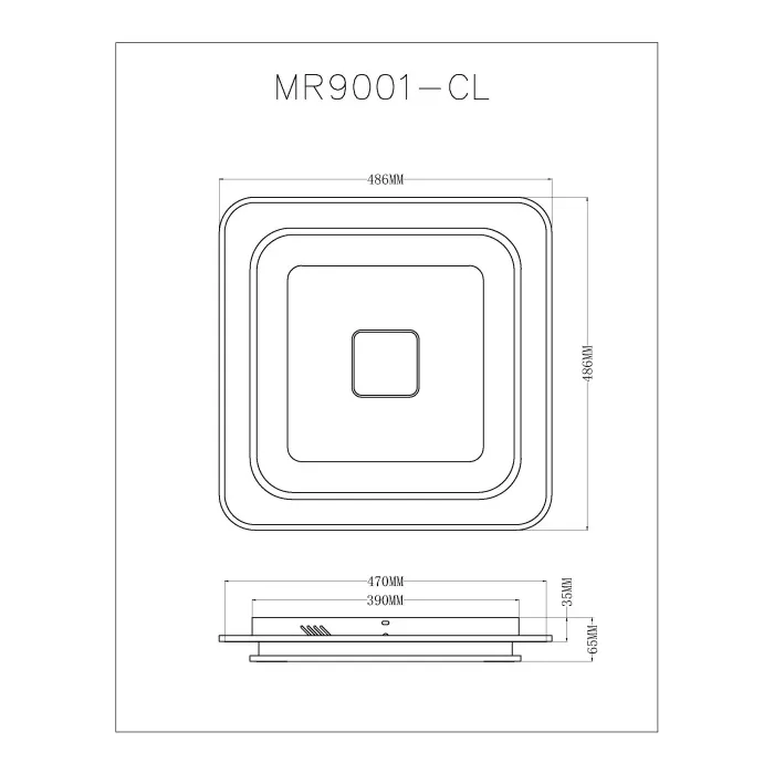 Потолочный светильник MyFar Button MR9001-CL от ImperiumLoft